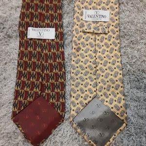 Valentino Ties Lot of 2